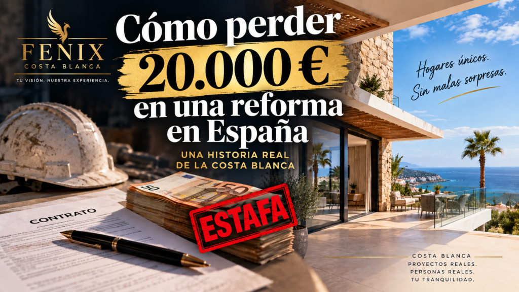 Cómo perder 20.000 € en una reforma en España: una historia de la Costa Blanca
